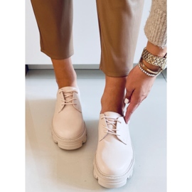 PA1 Mokasyny sznurowane Tekla Beige beżowy 1