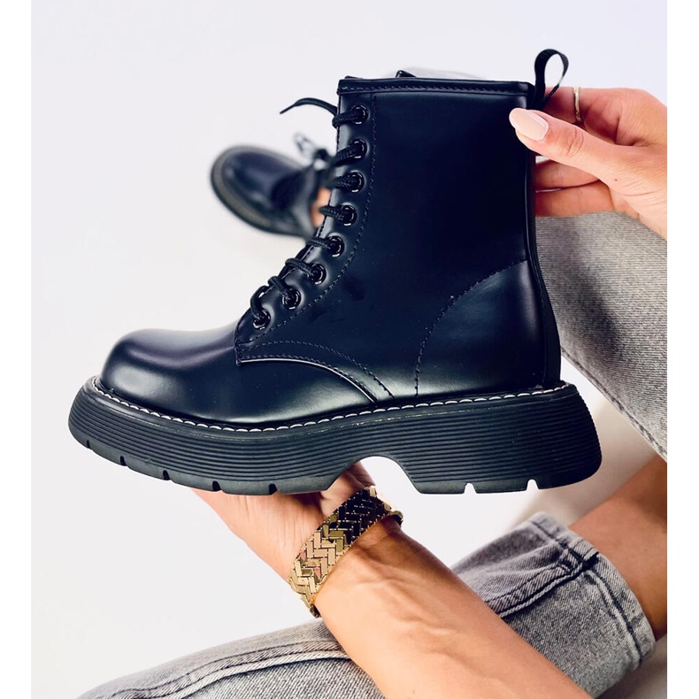 Botki glany Potter Black czarne 1