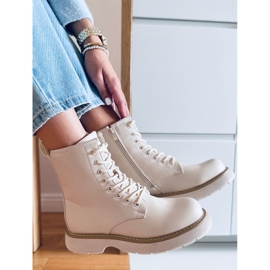 Botki glany Potter Beige beżowy 2