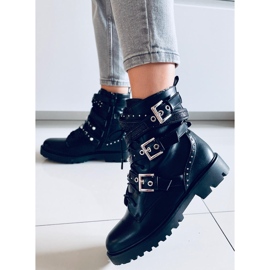 Botki militarne Fleur Black czarne 1
