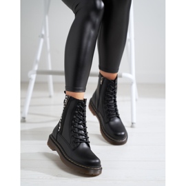 Czarne workery damskie Shelovet 1