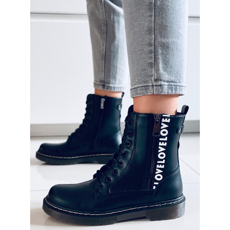 Botki workery Siggy Black Matt czarne 1