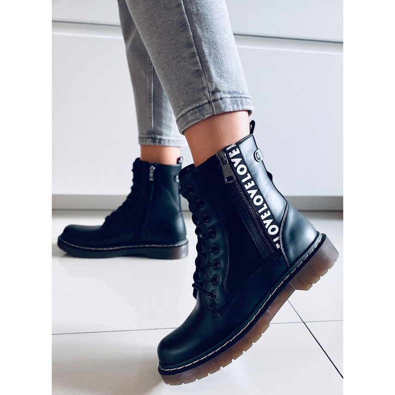 Botki workery Siggy Black Matt czarne 2