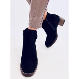 Botki klasyczne na obcasie Marsha Black czarne 1