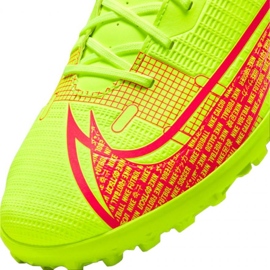 Buty piłkarskie Nike Mercurial Vapor 14 Club Tf M CV0985 760 żółte żółcie 4