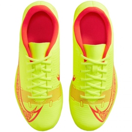 Buty piłkarskie Nike Mercurial Vapor 14 Club Tf Jr CV0945 760 żółte żółcie 1