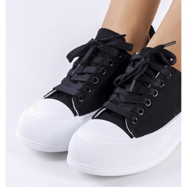 Czarne trampki na platformie Kilkenny 2