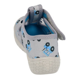 Befado  obuwie dziecięce  533P016 niebieskie szare 2