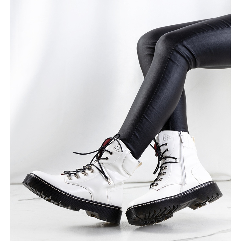 Białe botki Startrail 1