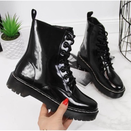 Glany ocieplane lakierowane Vinceza W JAN55A czarne 1