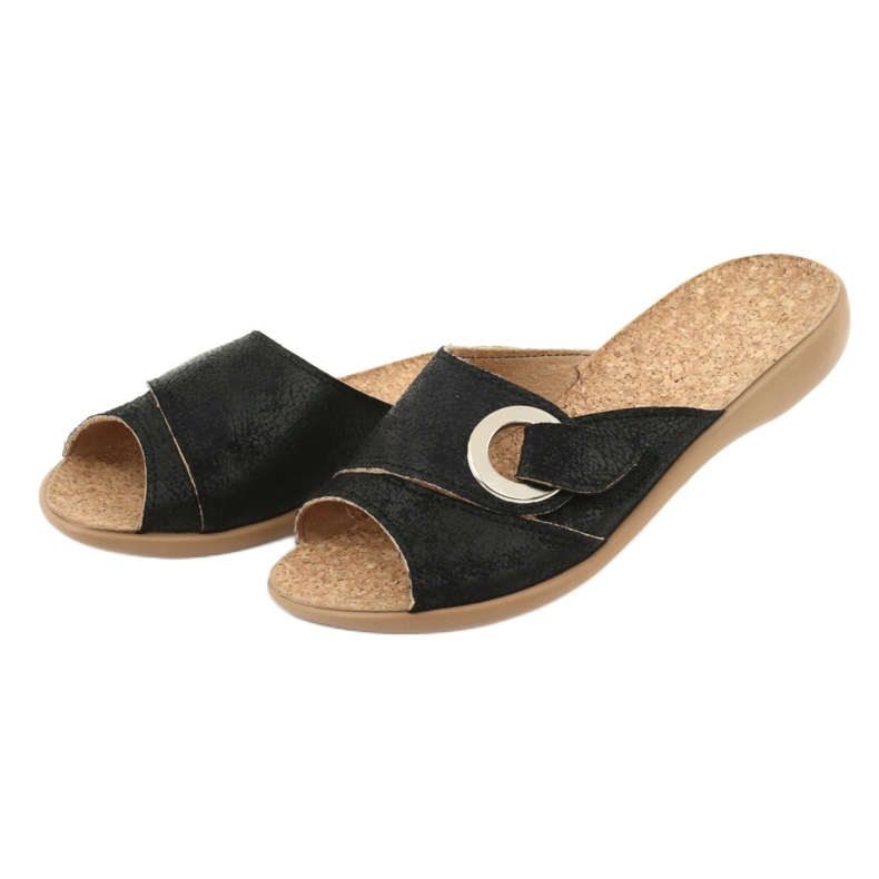 Befado obuwie damskie pu 265D005 czarne 4