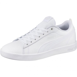 Buty Puma Smash Wns v2 L W 365208 04 białe 2