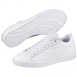 Buty Puma Smash Wns v2 L W 365208 04 białe 4