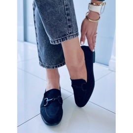 BM Mokasyny damskie Isidora Black czarne 1
