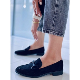 BM Mokasyny damskie Isidora Black czarne 2