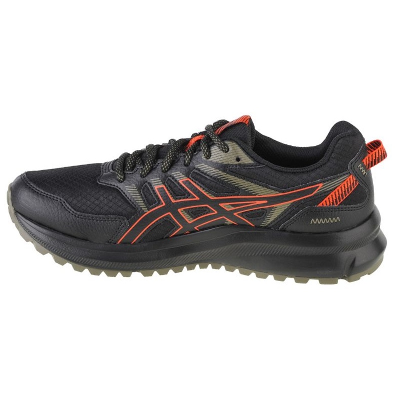 Buty do biegania Asics Trail Scout 2 M 1011B181-007 czarne pomarańczowe złoty 1
