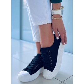 Trampki damskie Ebbe Black czarne 2