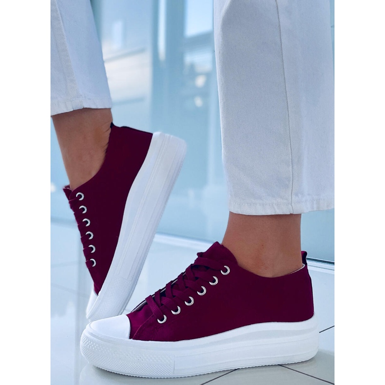 Trampki damskie Ebbe W.RED czerwone 1