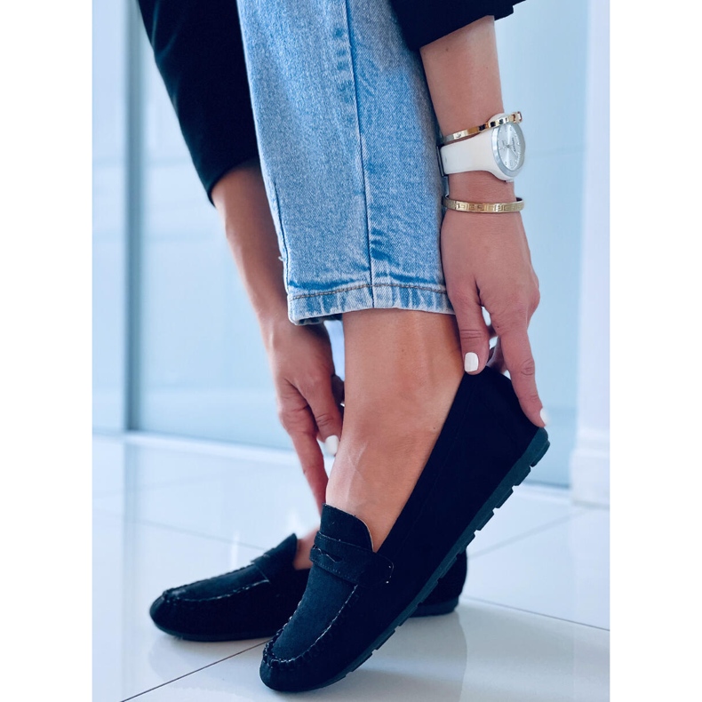 Mokasyny damskie Gatto Black czarne 1