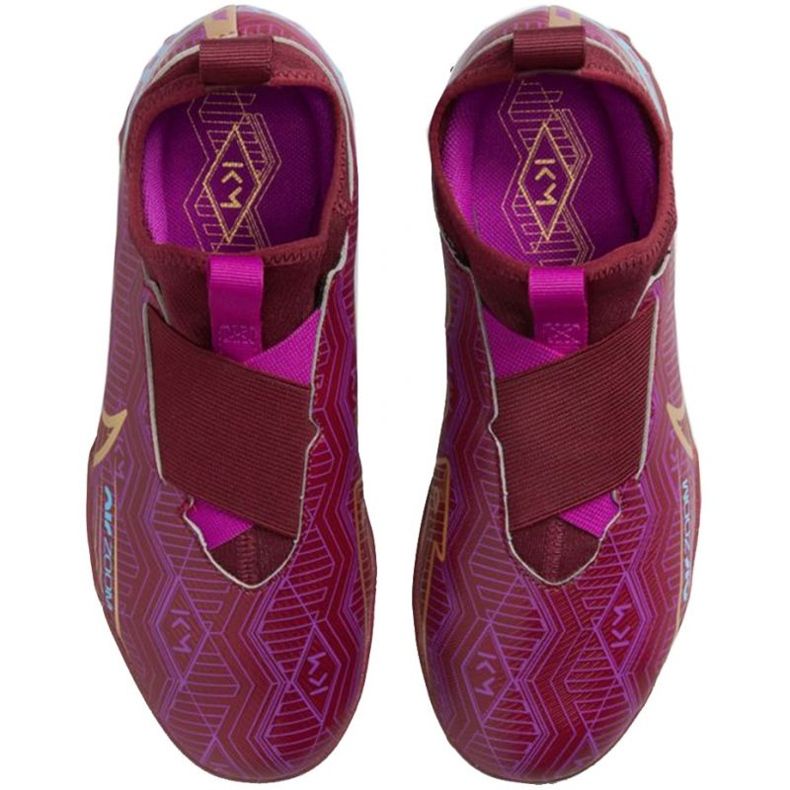 Buty piłkarskie Nike Zoom Mercurial Vapor 15 Academy Km Tf Jr DV0737 694 czerwone 1