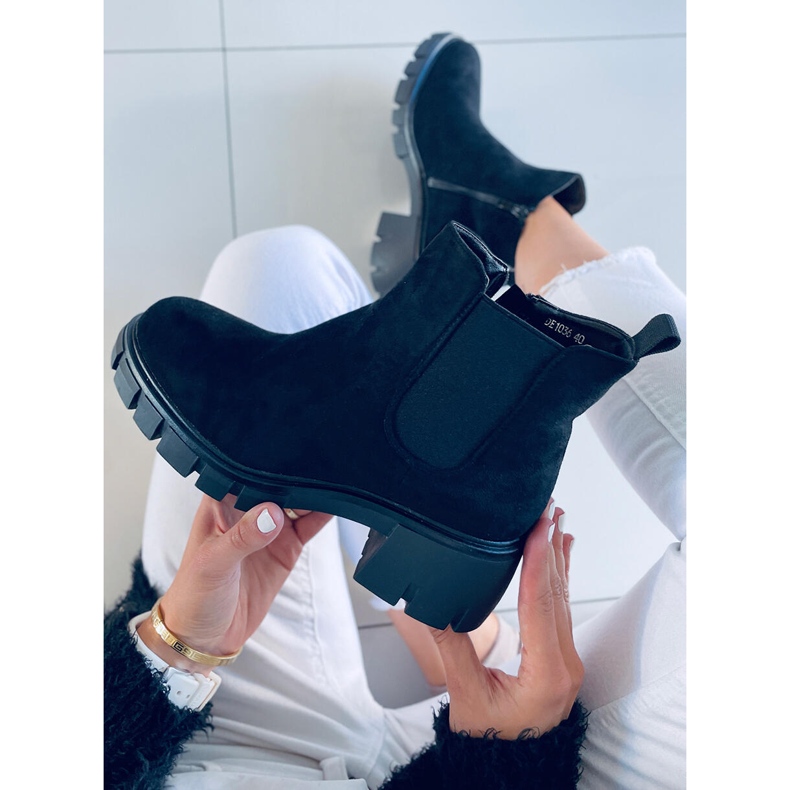 Sztyblety damskie Aime Black czarne 2