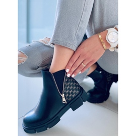 BM Botki sztyblety Ariana Black czarne 2