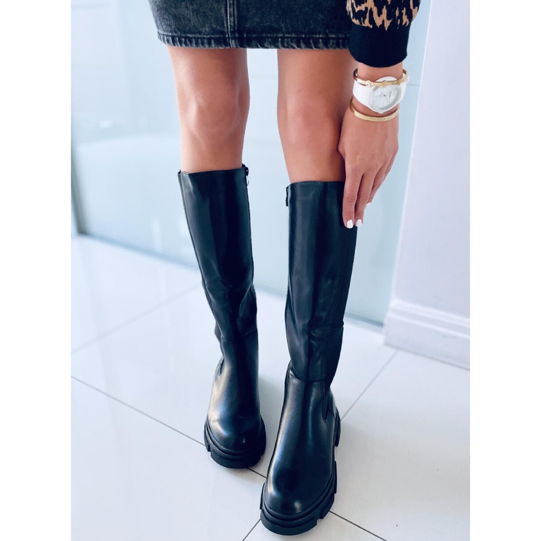 Kozaki damskie Skylar Black czarne 1