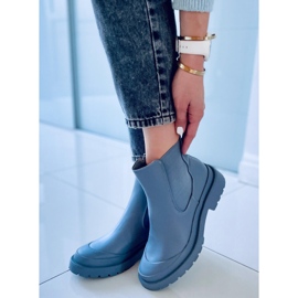 Botki sztyblety Carey LT.BLUE niebieskie 2