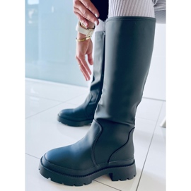 Kozaki oficerki Pionter Black czarne 2