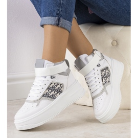 Szare sneakersy za kostkę Adolis 1