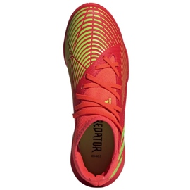 Buty piłkarskie adidas Predator Edge.3 In Jr GV8510 czerwone pomarańcze i czerwienie 2