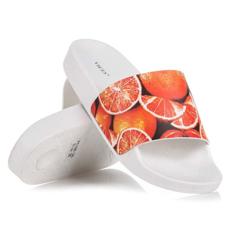 Vices Cytrusowe Klapki pomarańczowe 1