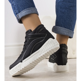 Czarne sneakersy za kostkę Clyme 1