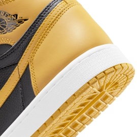 Buy Nike Air Jordan 1 Retro High Og M 555088-701 czarne żółte 7