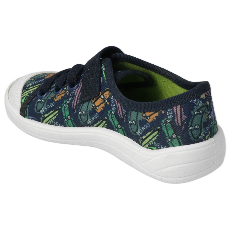 Befado obuwie dziecięce 351Y008 niebieskie 1