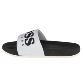 Klapki Boss Sandals J29275-10B białe czarne 1