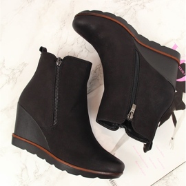 Botki ocieplane sneakersy czarne Filippo 2