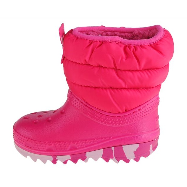 Buty Crocs Classic Neo Puff Boot Toddler  207683-6X0 różowe 1