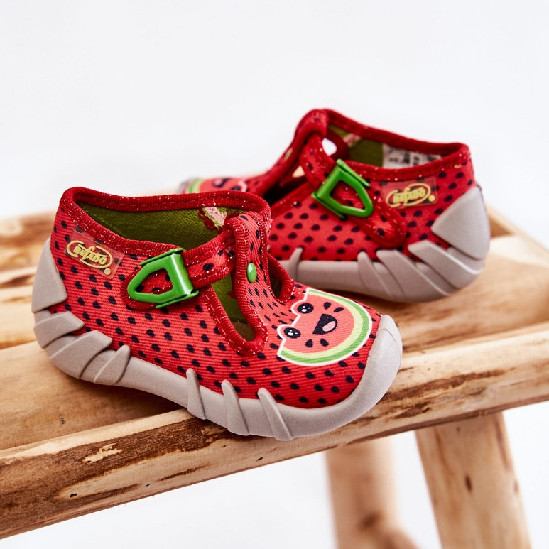 BEFADO S.A. Buty Papcie Befado Arbuzy 110P459 Czerwone 1
