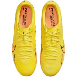 Buty piłkarskie Nike Zoom Mercurial Vapor 15 Academy Tf M DJ5635 780 żółte żółcie 1