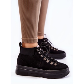 Botki Trapery Cross Jeans KK2R4074C Czarne 2