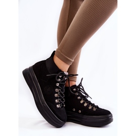 Botki Trapery Cross Jeans KK2R4074C Czarne 7