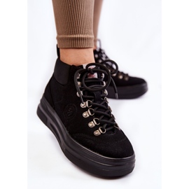 Botki Trapery Cross Jeans KK2R4074C Czarne 6