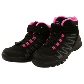 American Club buty Softshell z membraną WT112 Czarny/Różowy czarne różowe 2