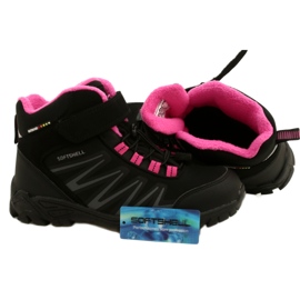 American Club buty Softshell z membraną WT112 Czarny/Różowy czarne różowe 4