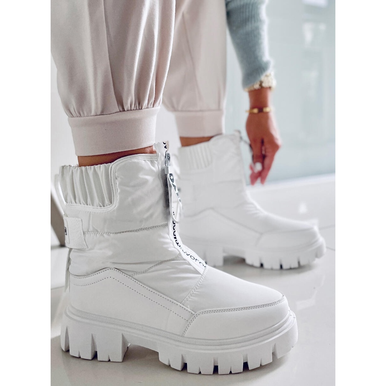 PA1 Śniegowce ocieplane Joanie White białe 1