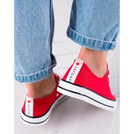 Klasyczne Trampki LA.FI czerwone 1