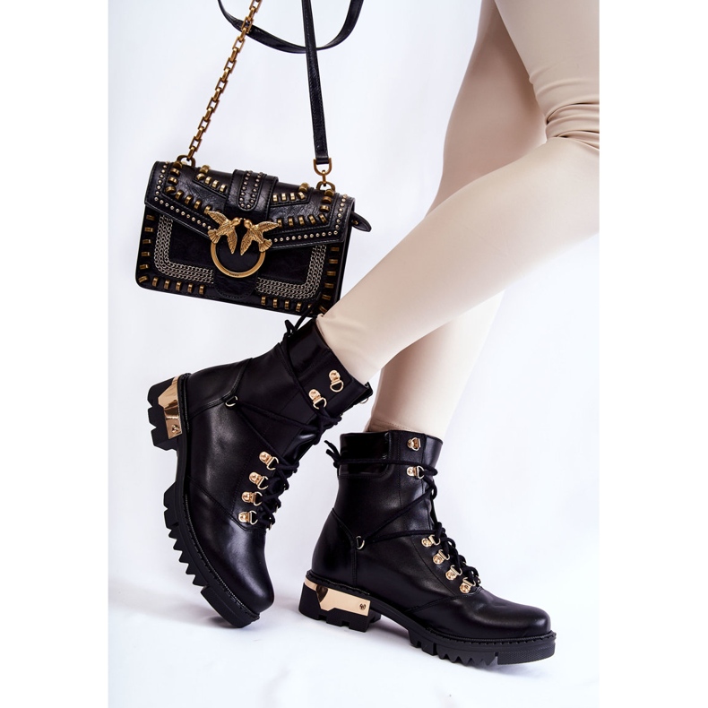 Botki Workery Lewski Shoes 3243 Czarne 2