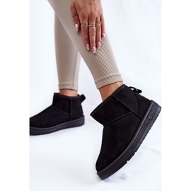 Damskie Ocieplane Śniegowce Big Star KK274288 Czarne 1