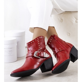 PA1 Czerwone botki typu kowbojki Zoila 1